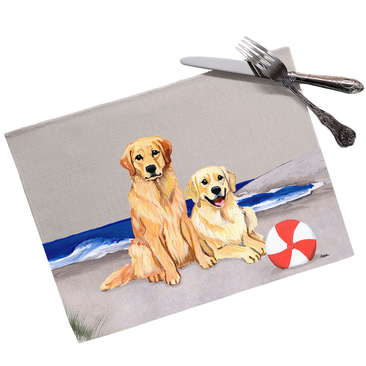 Golden Retriever Scenic Placemats