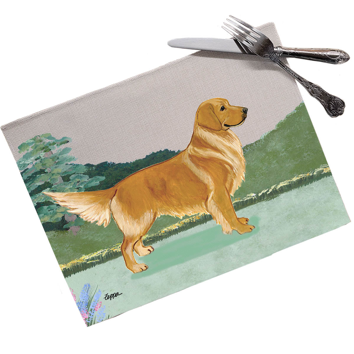 Golden Retriever Scenic Placemats