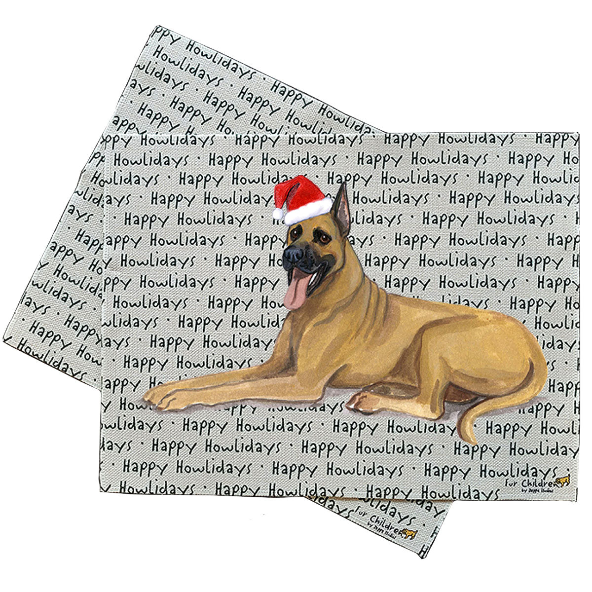 Great Dane Howliday Placemats