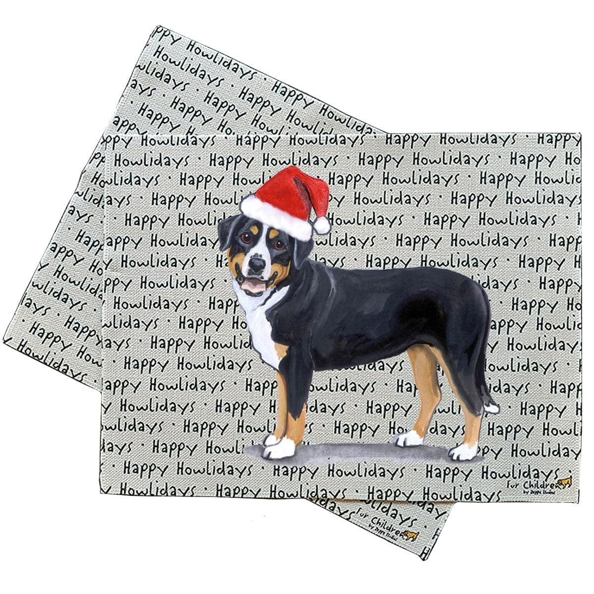 Greater Swiss Mountain Dog Howliday Placemats