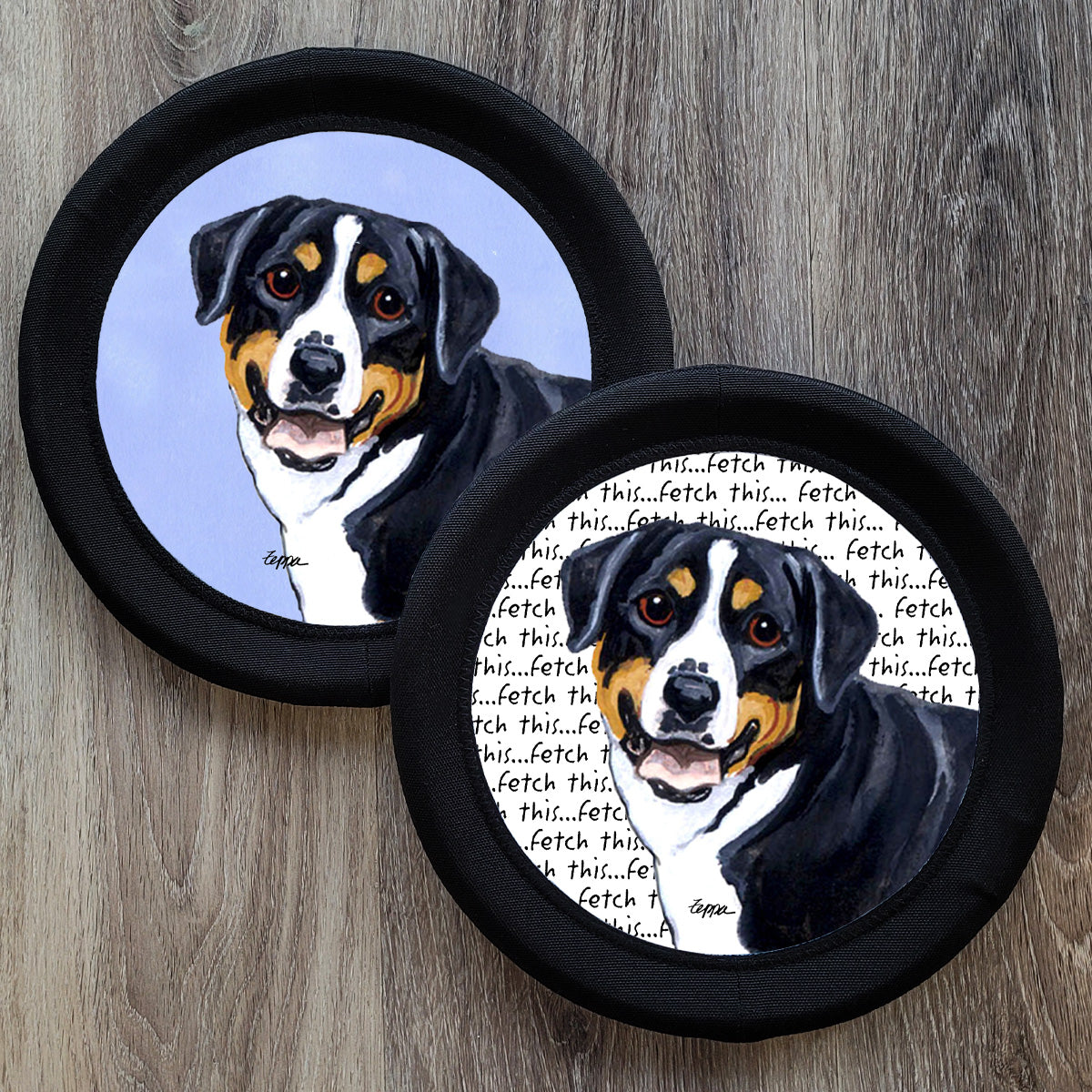 Greater Swiss Mountain Dog FotoFrisby Flying Disk Dog Toy