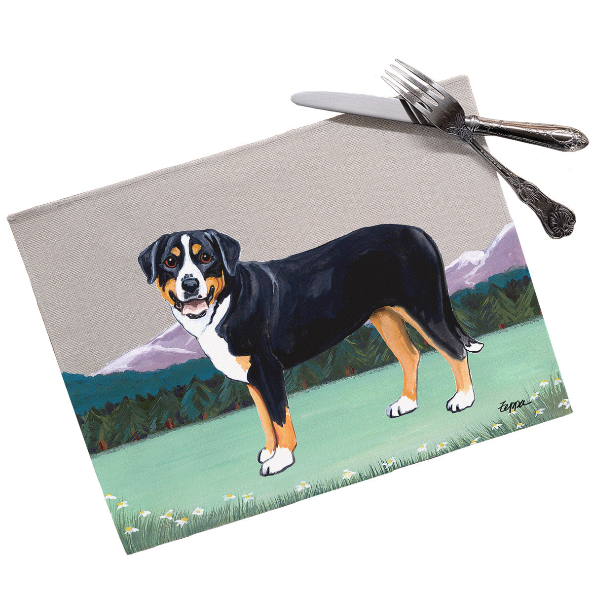Greater Swiss Mountain Dog Scenic Placemats
