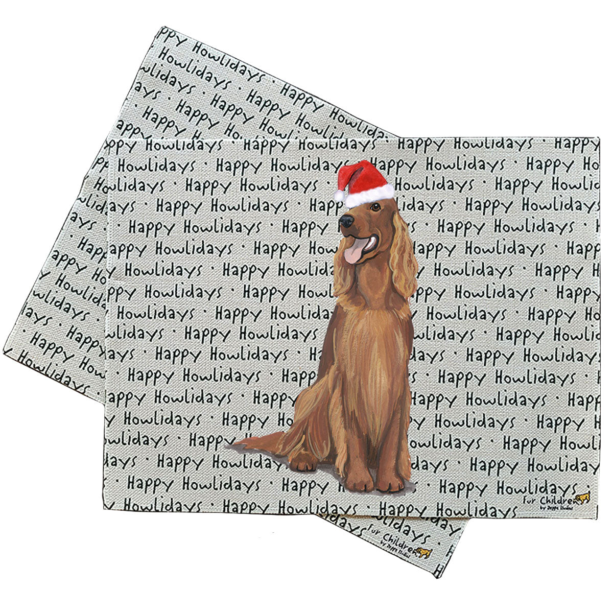 Irish Setter Howliday Placemats