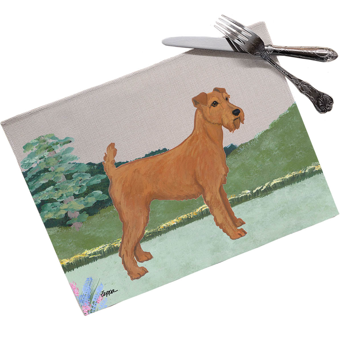 Irish Terrier Scenic Placemats