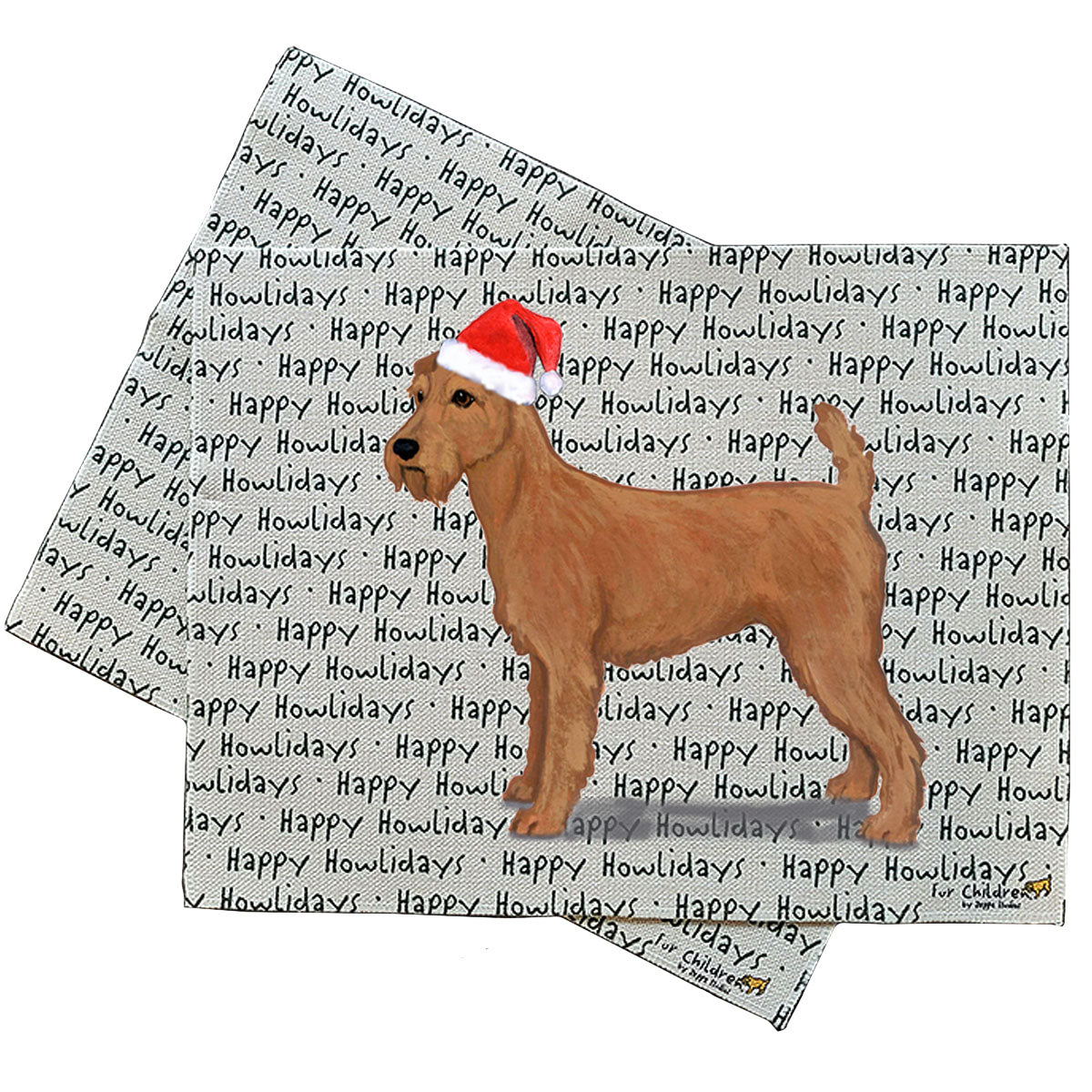 Irish Terrier Howliday Placemats