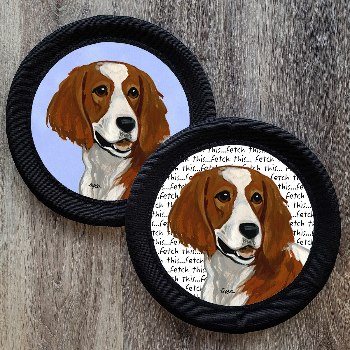 Irish Red and White Setter FotoFrisby Flying Disk Dog Toy