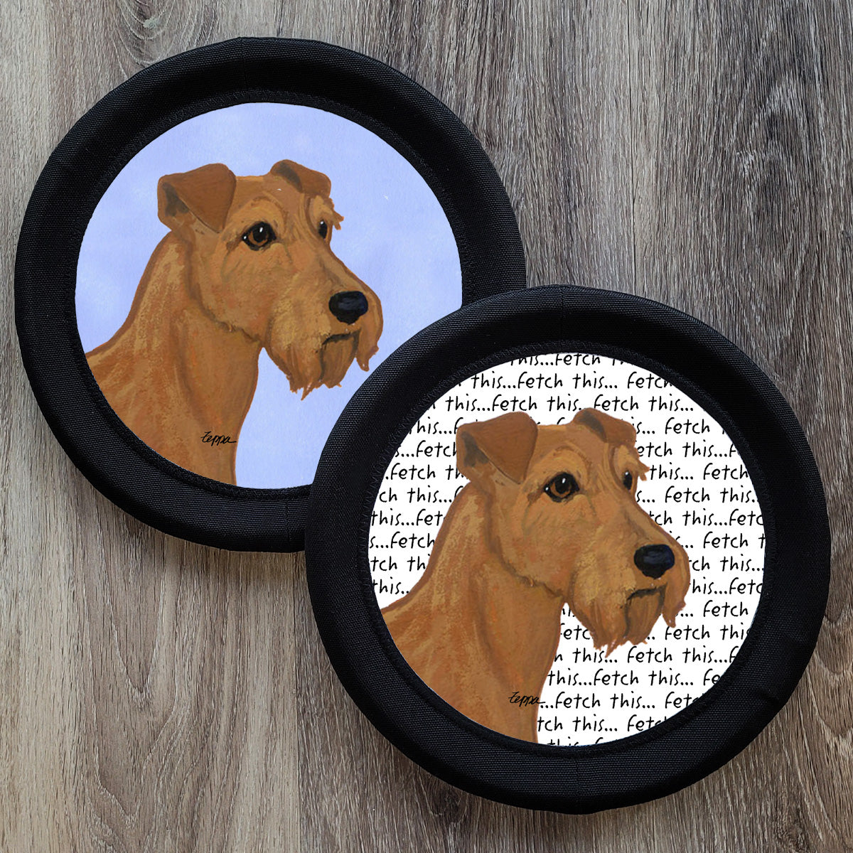 Irish Terrier FotoFrisby Flying Disk Dog Toy