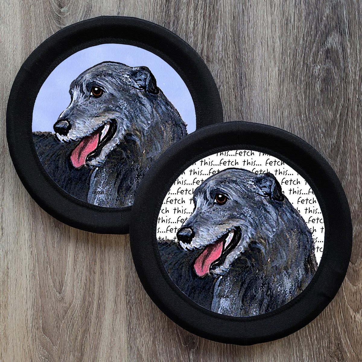 Irish Wolfhound FotoFrisby Flying Disk Dog Toy