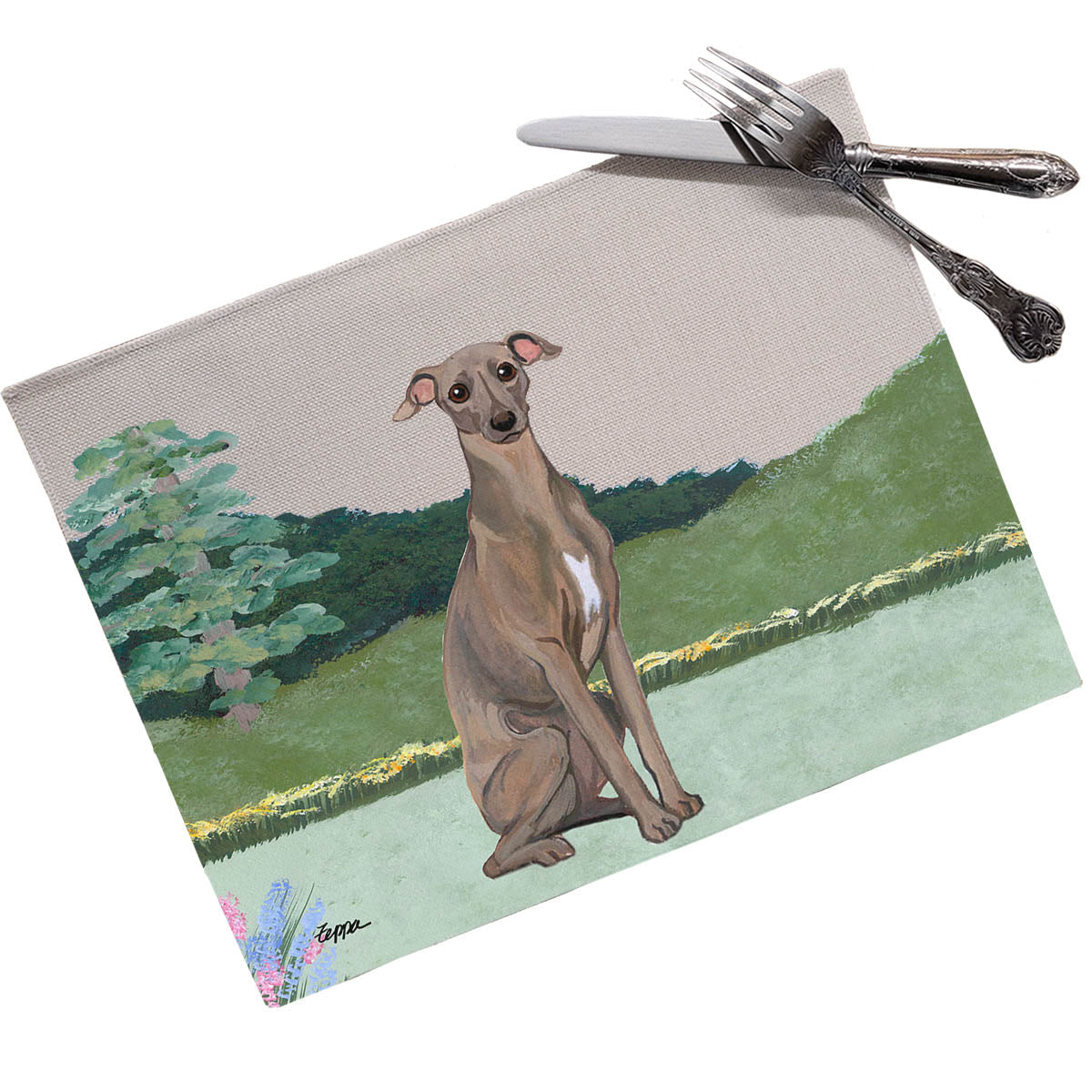 Italian Greyhound Scenic Placemats