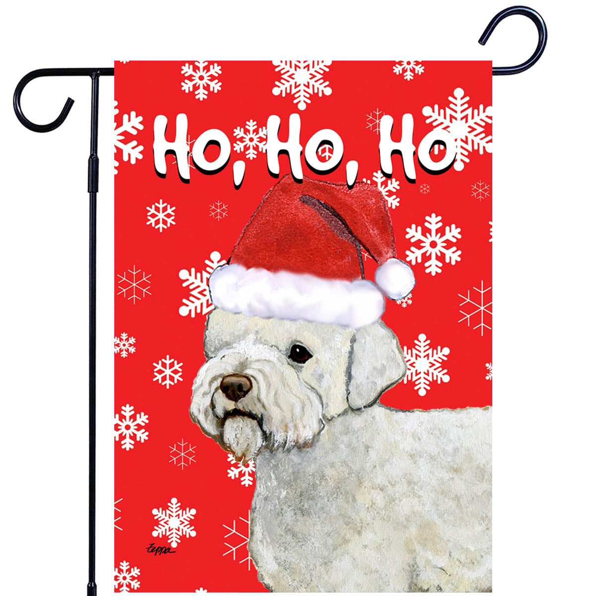 Lagatto Romagnolo Ho Ho Ho Garden Flag