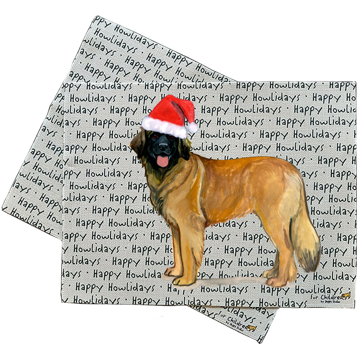 Leonberger Howliday Placemats