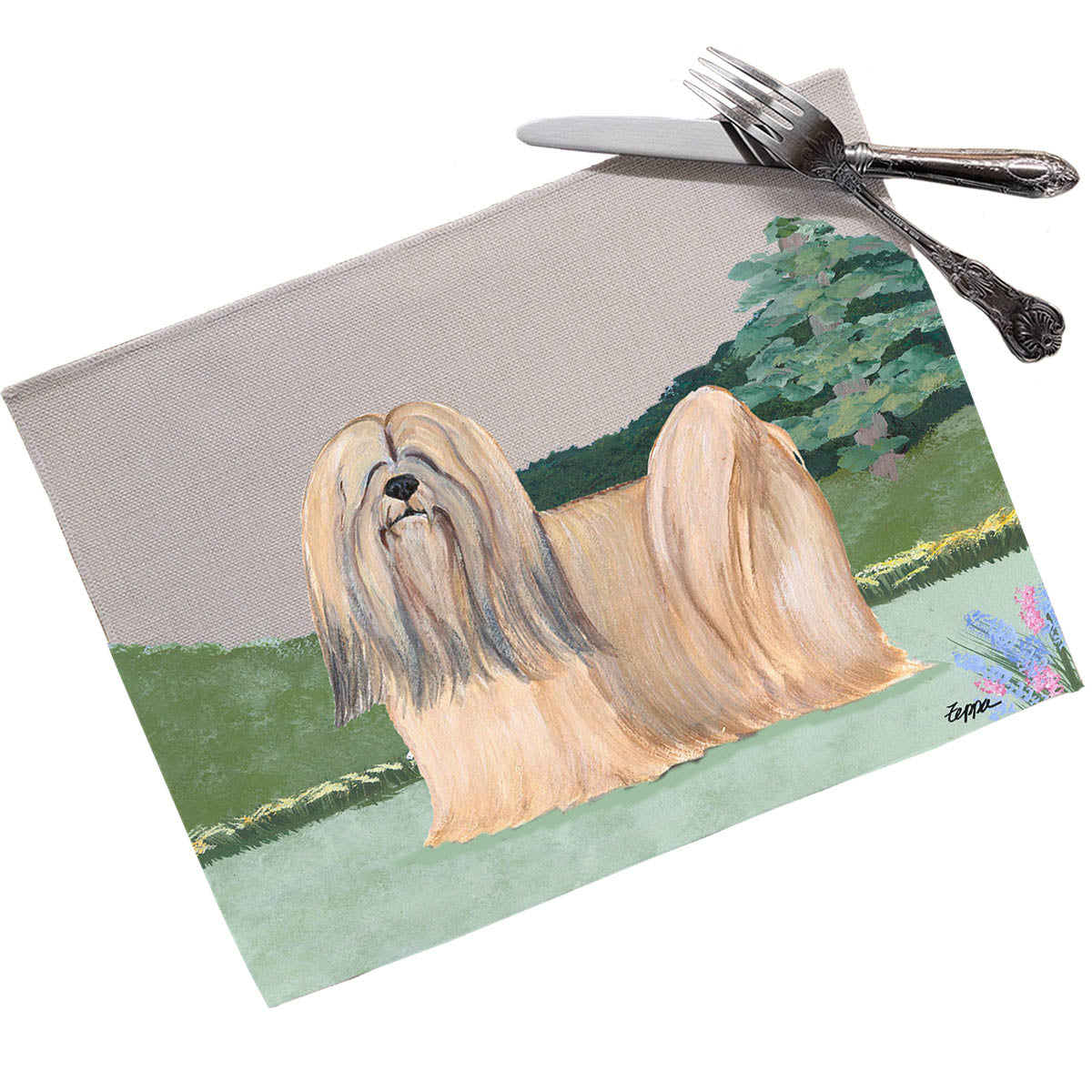Lhasa Apso Scenic Placemats