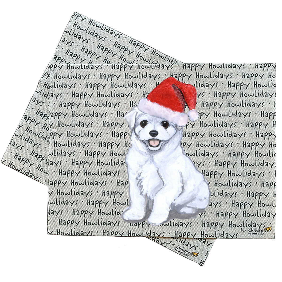 Maltese Howliday Placemats