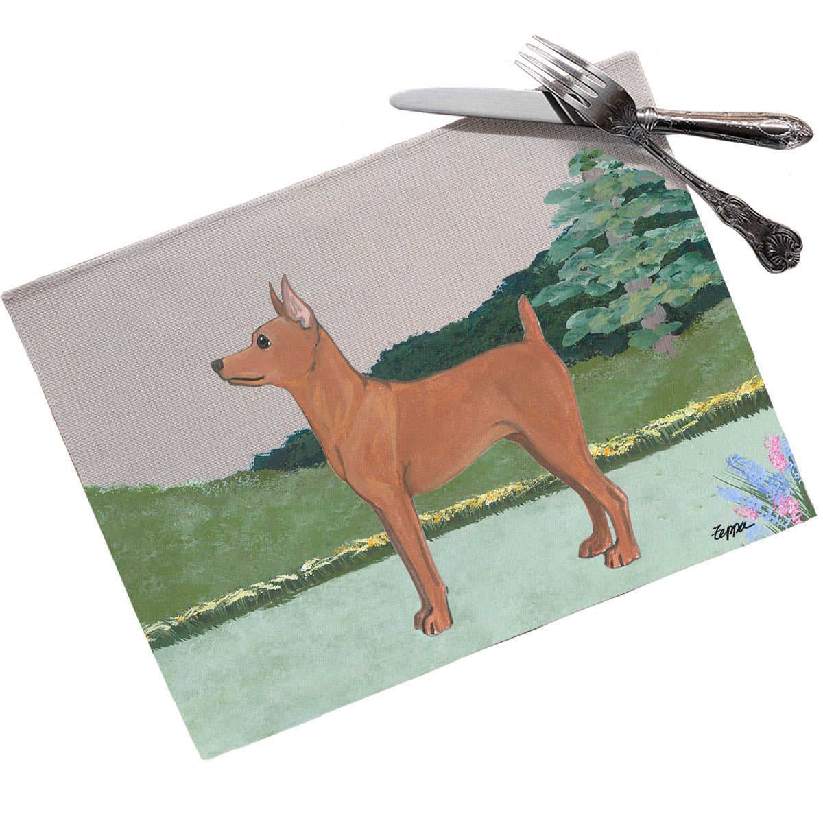 Miniature Pinscher Scenic Placemats