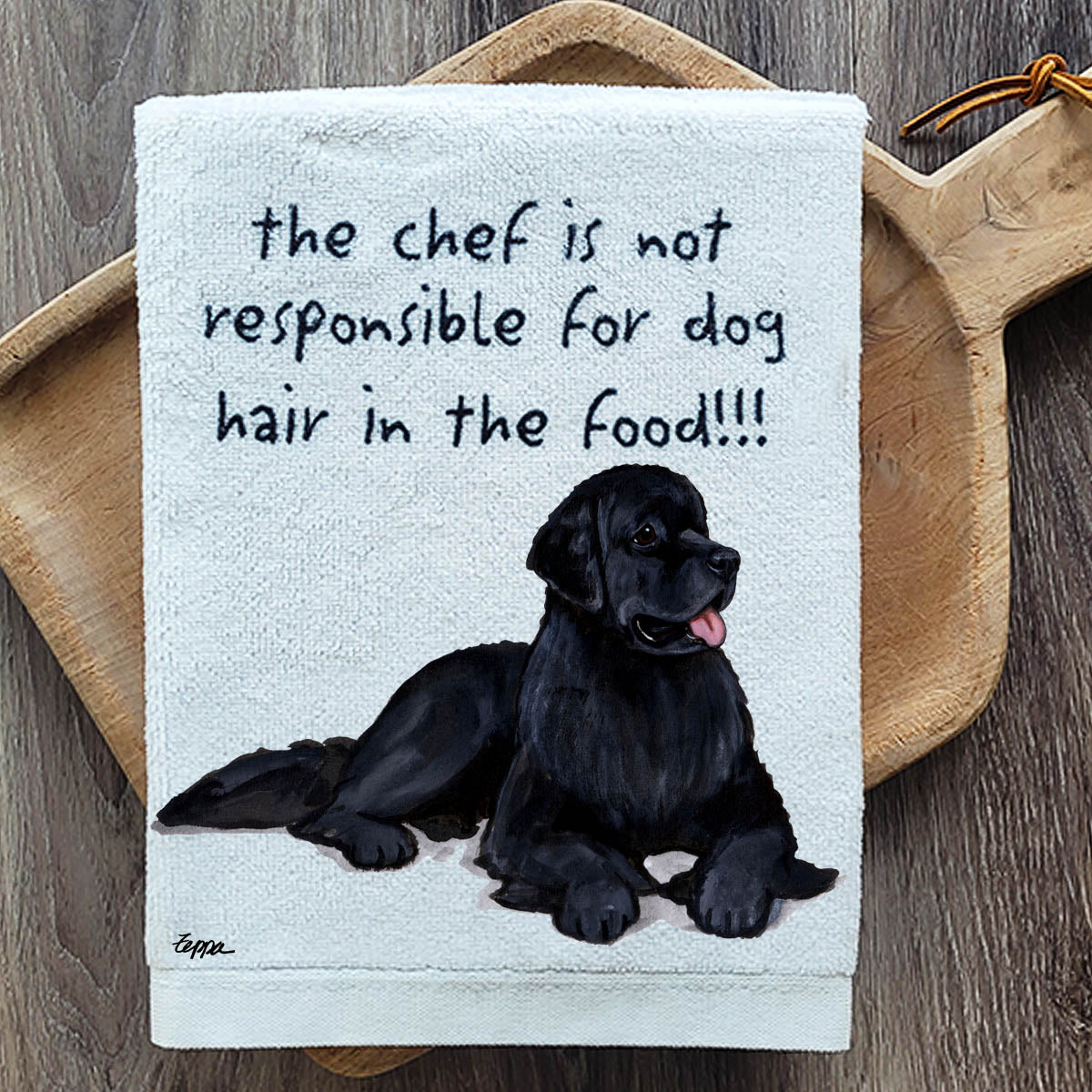 Pawsitively Adorable Newfoundland Kitchen Towel