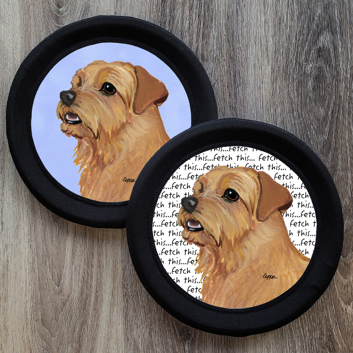 Norfolk Terrier FotoFrisby Flying Disk Dog Toy
