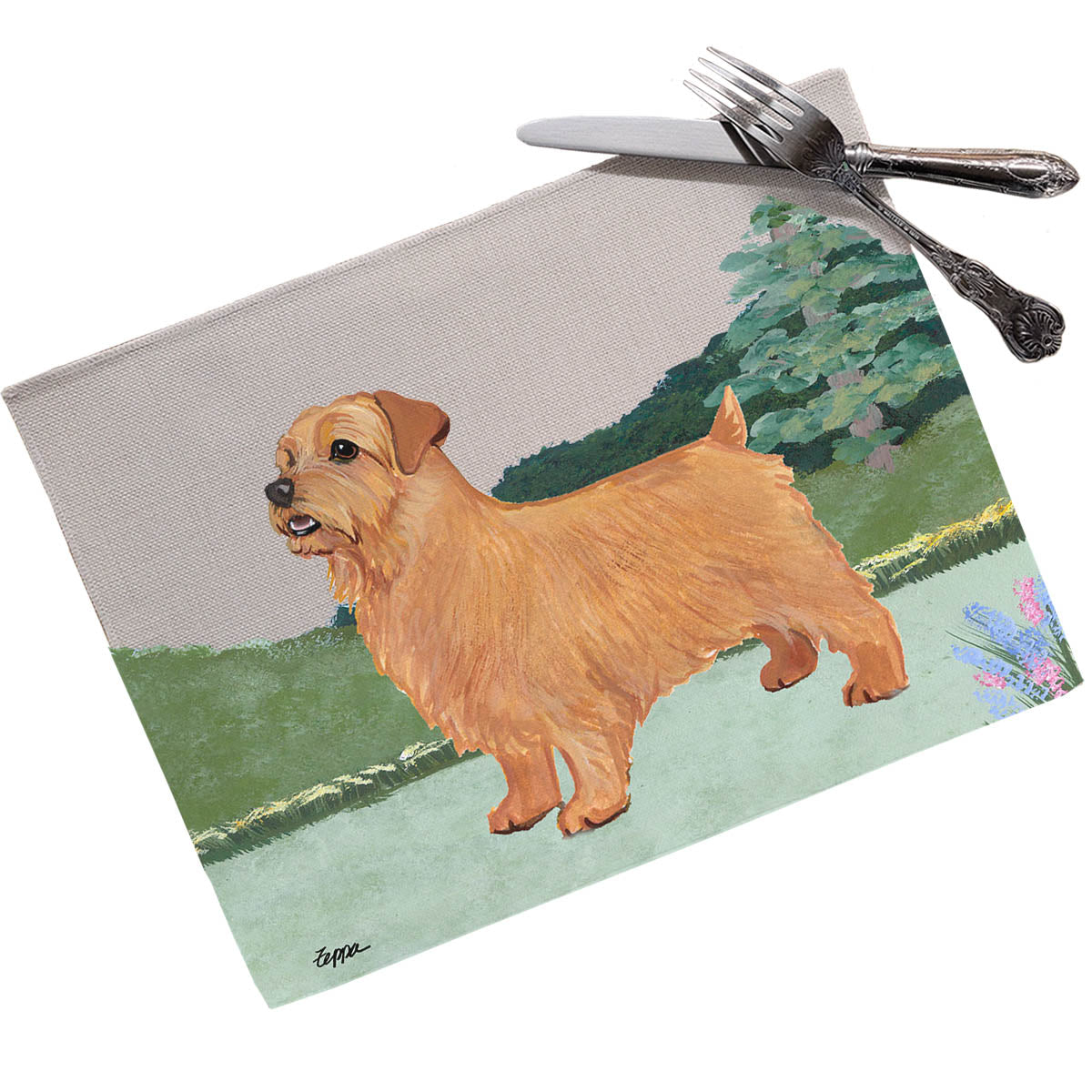 Norfolk Terrier Scenic Placemats
