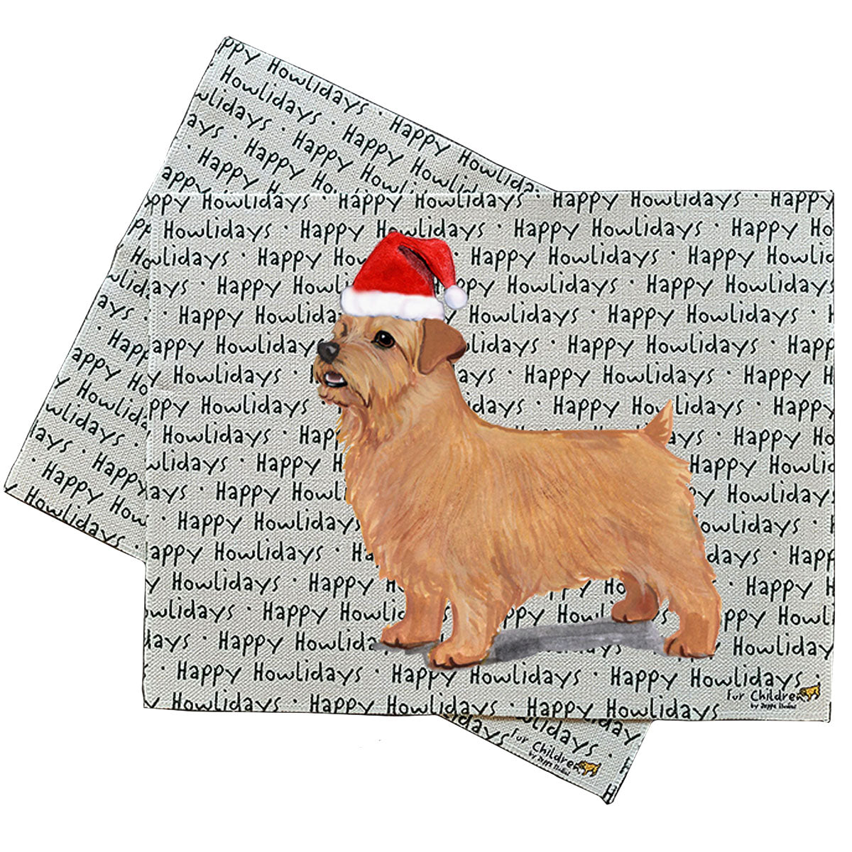 Norfolk Terrier Howliday Placemats