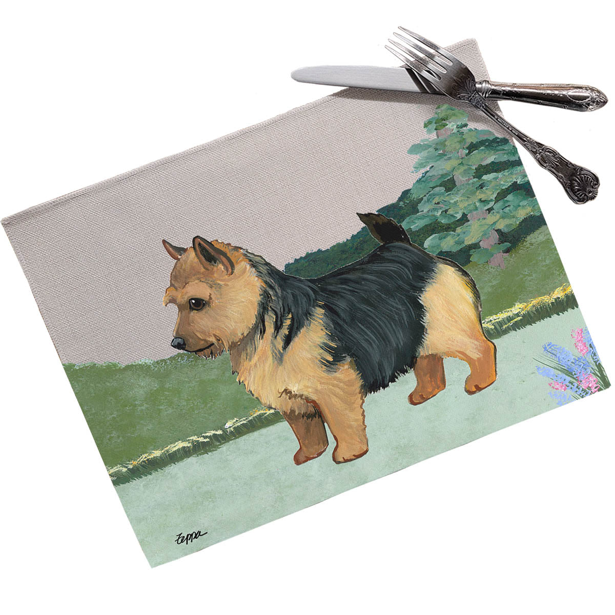 Norwich Terrier Scenic Placemats