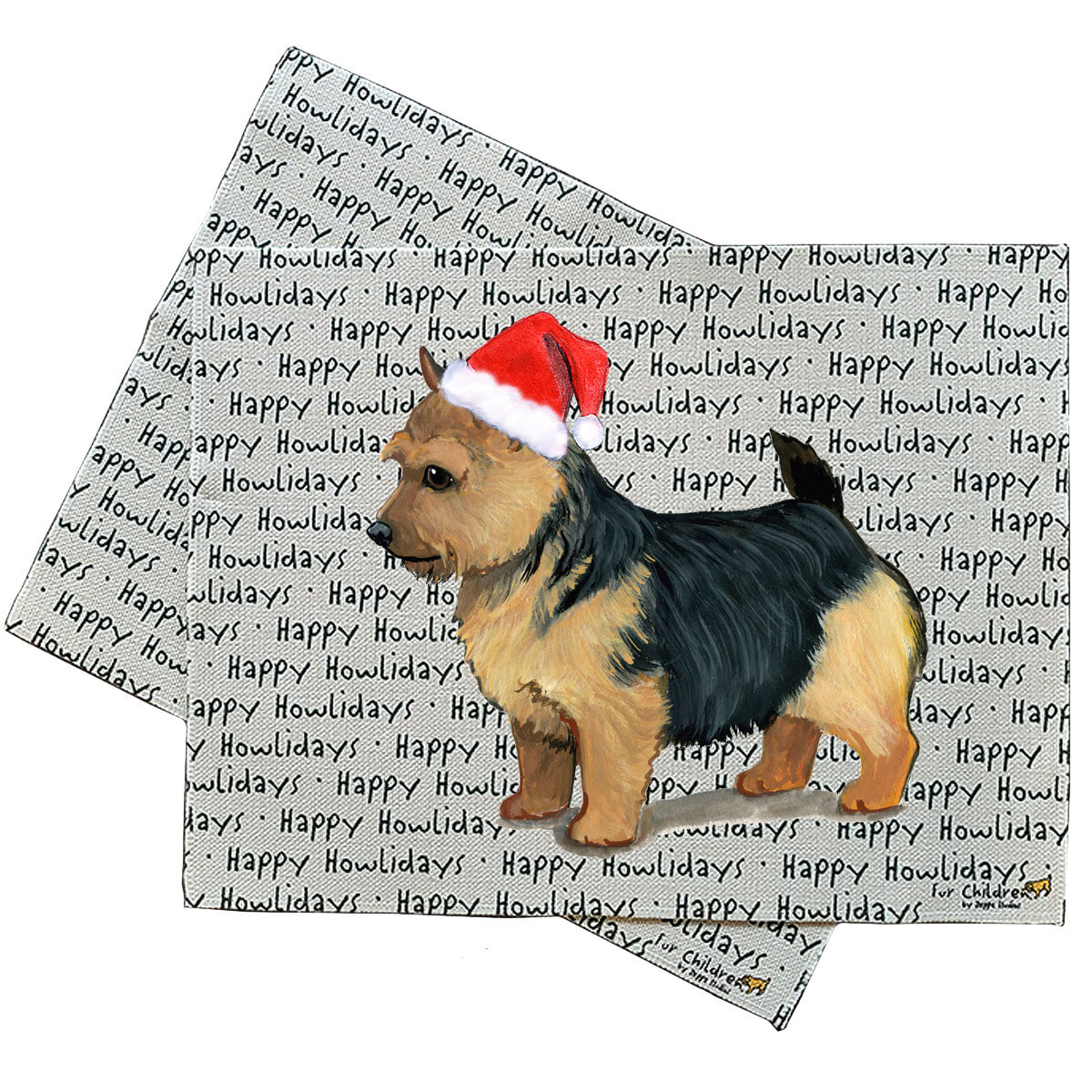 Norwich Terrier Howliday Placemats