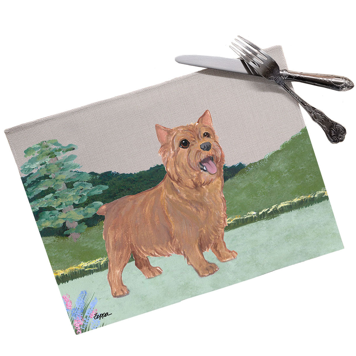 Norwich Terrier Scenic Placemats