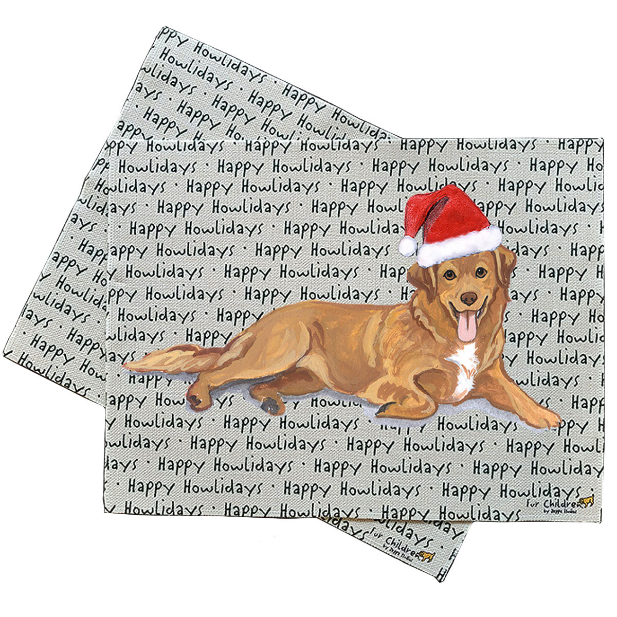 Nova Scotia Duck Tolling Retriever Howliday Placemats