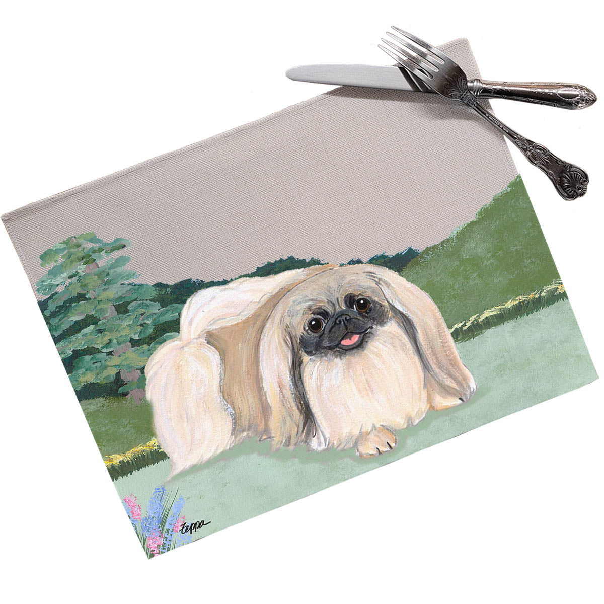 Pekingese Scenic Placemats