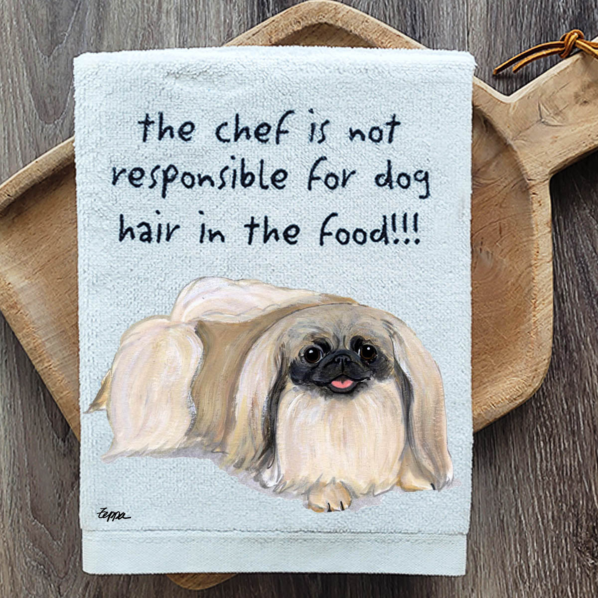 Pekingese Kitchen Towel