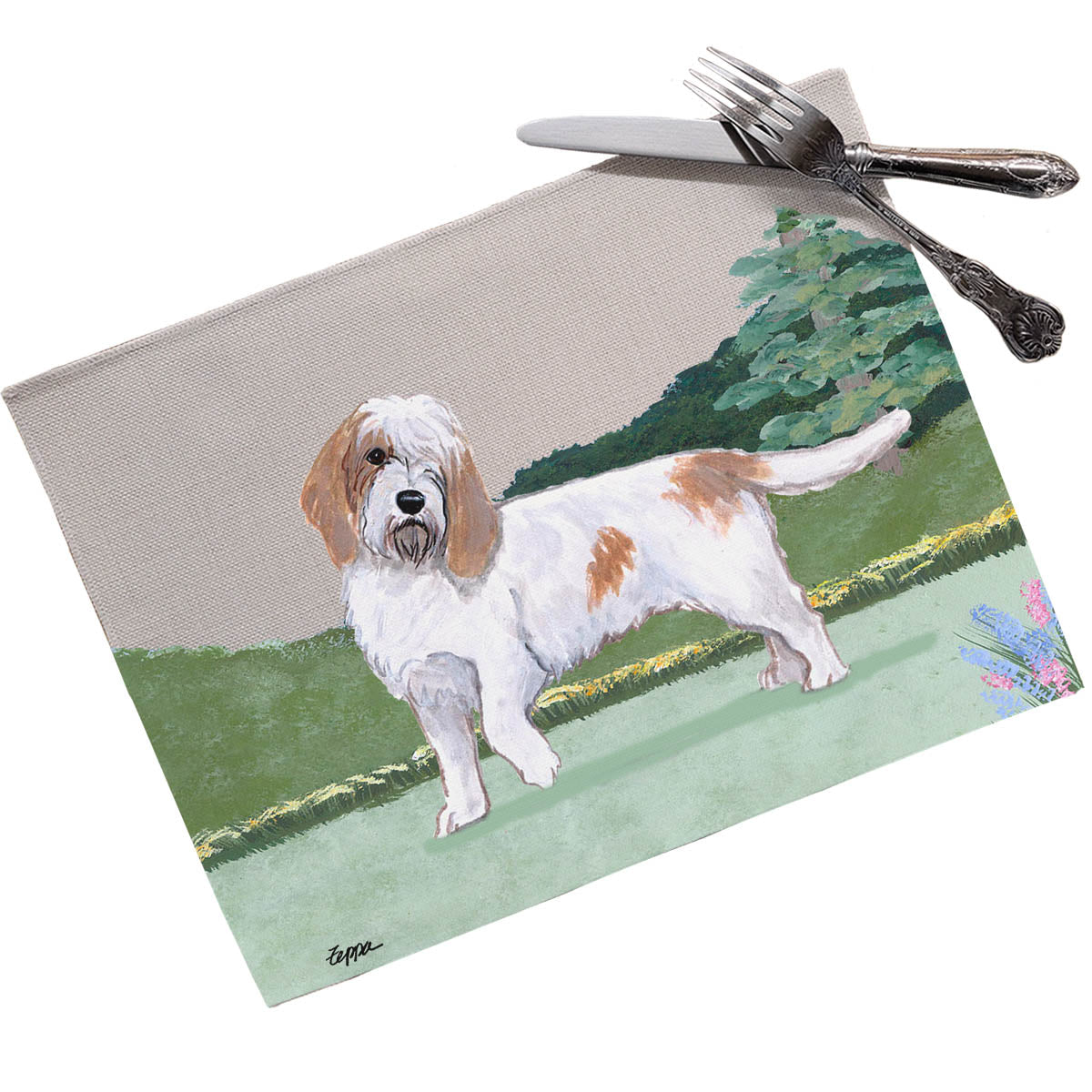 Petite Basset Griffon Vendeen Scenic Placemats