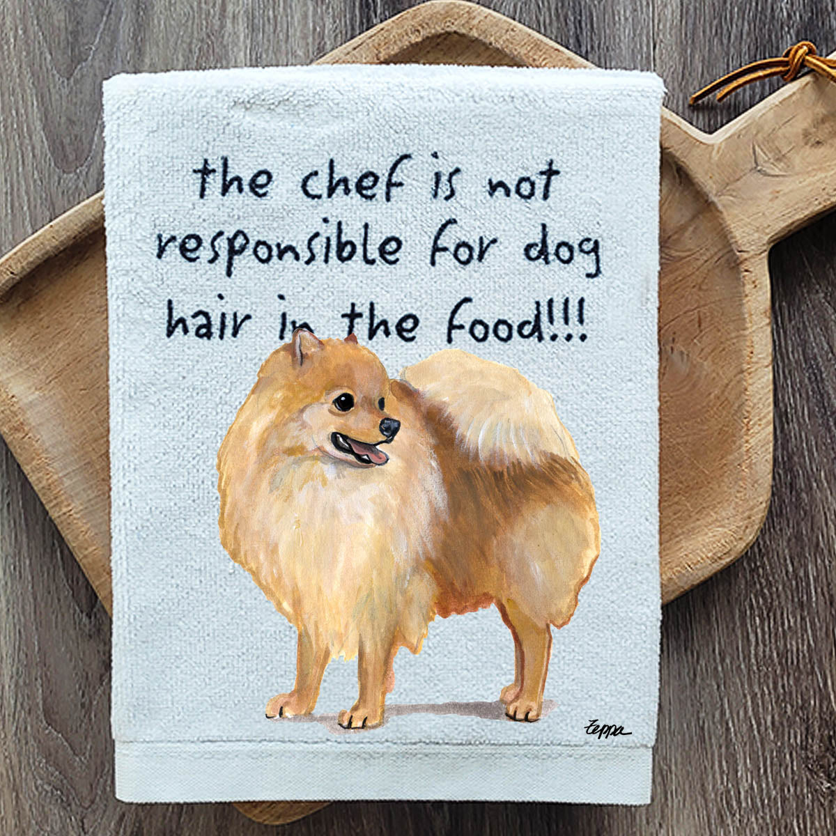 Pomeranian Kitchen Towel