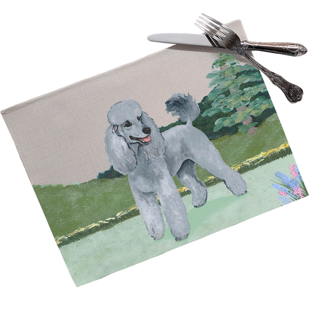 Poodle Scenic Placemats