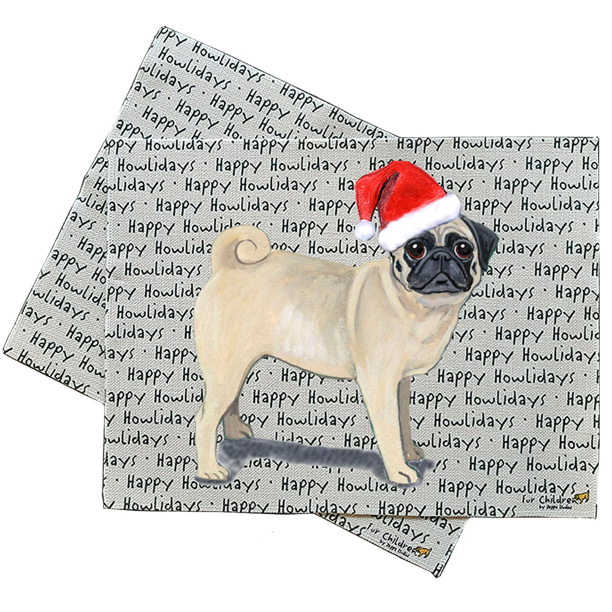Pug Howliday Placemats