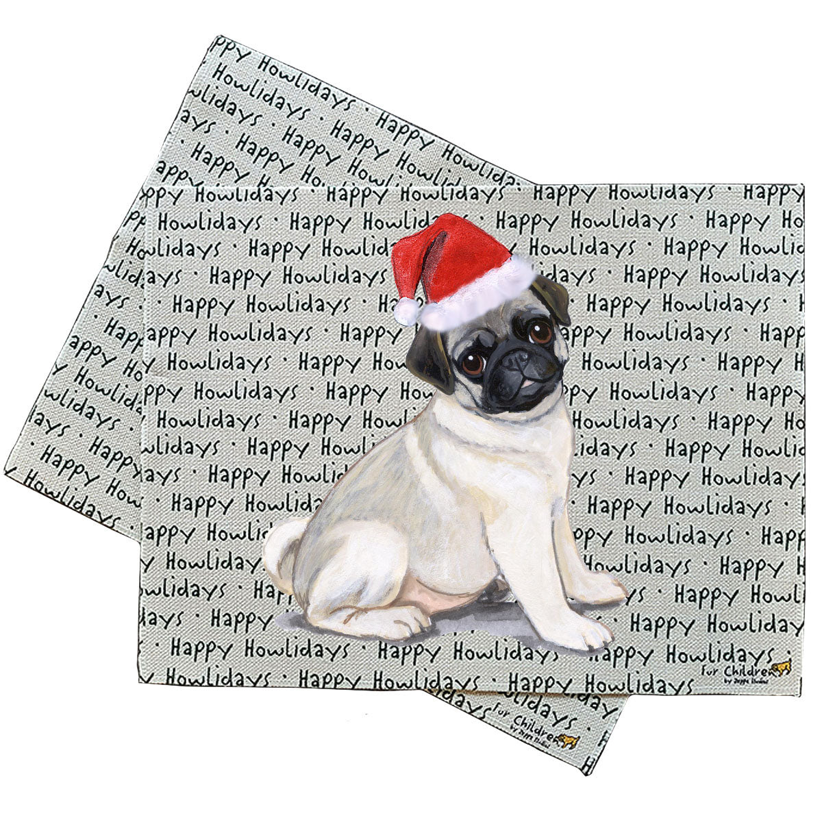Pug Howliday Placemats