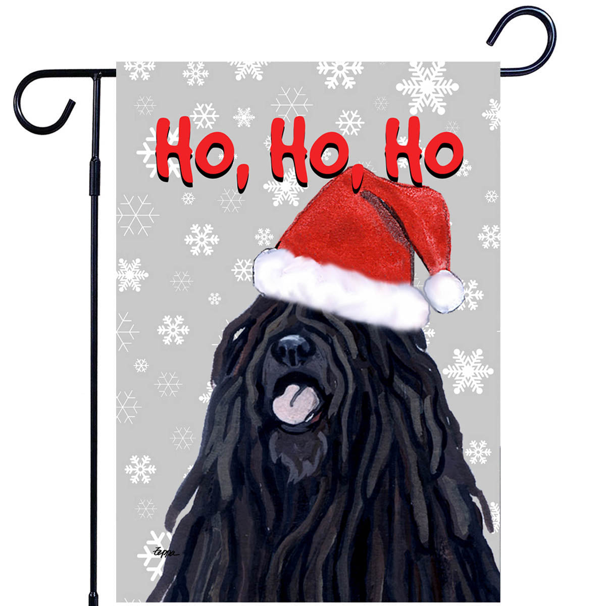 Puli Ho Ho Ho Garden Flag