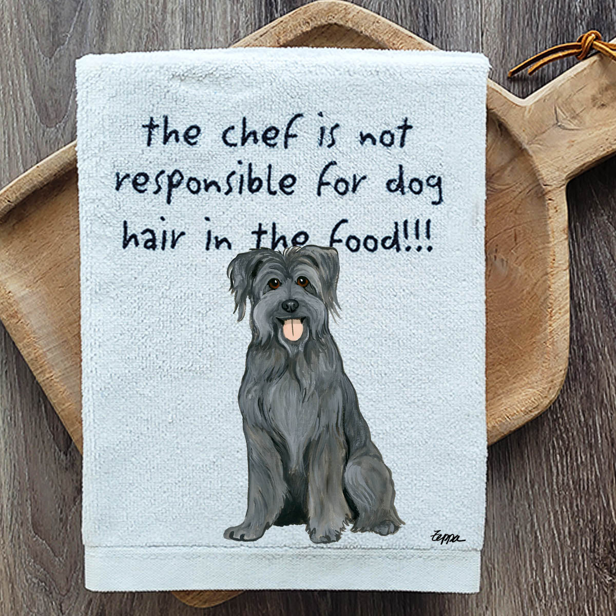 Pawsitively Adorable Pyrenean Shepherd Kitchen Towel