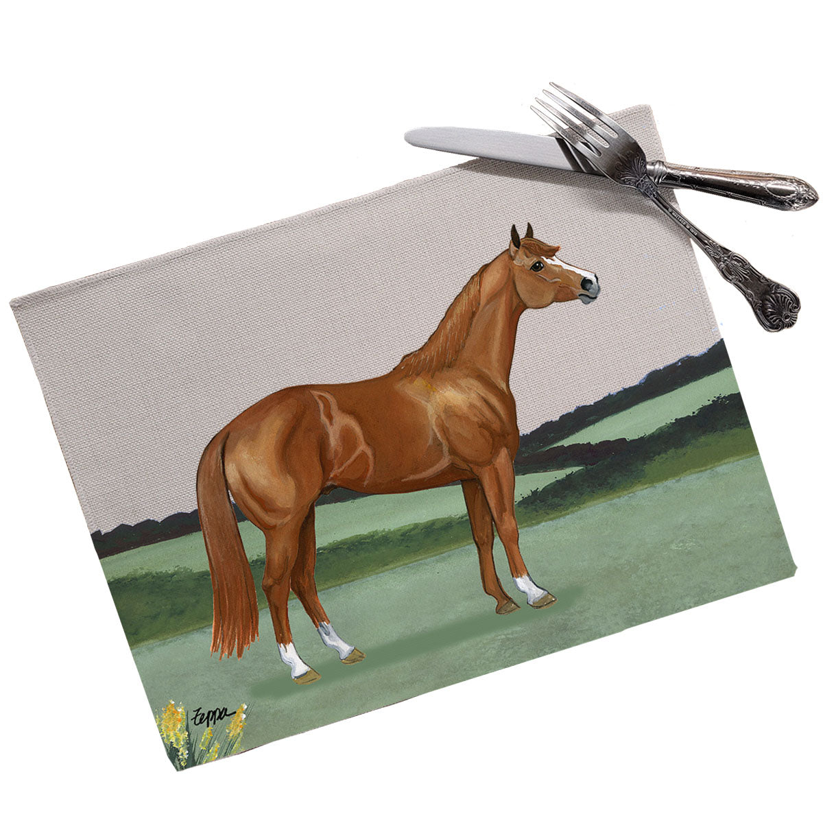 Quarter Horse Scenic Placemats
