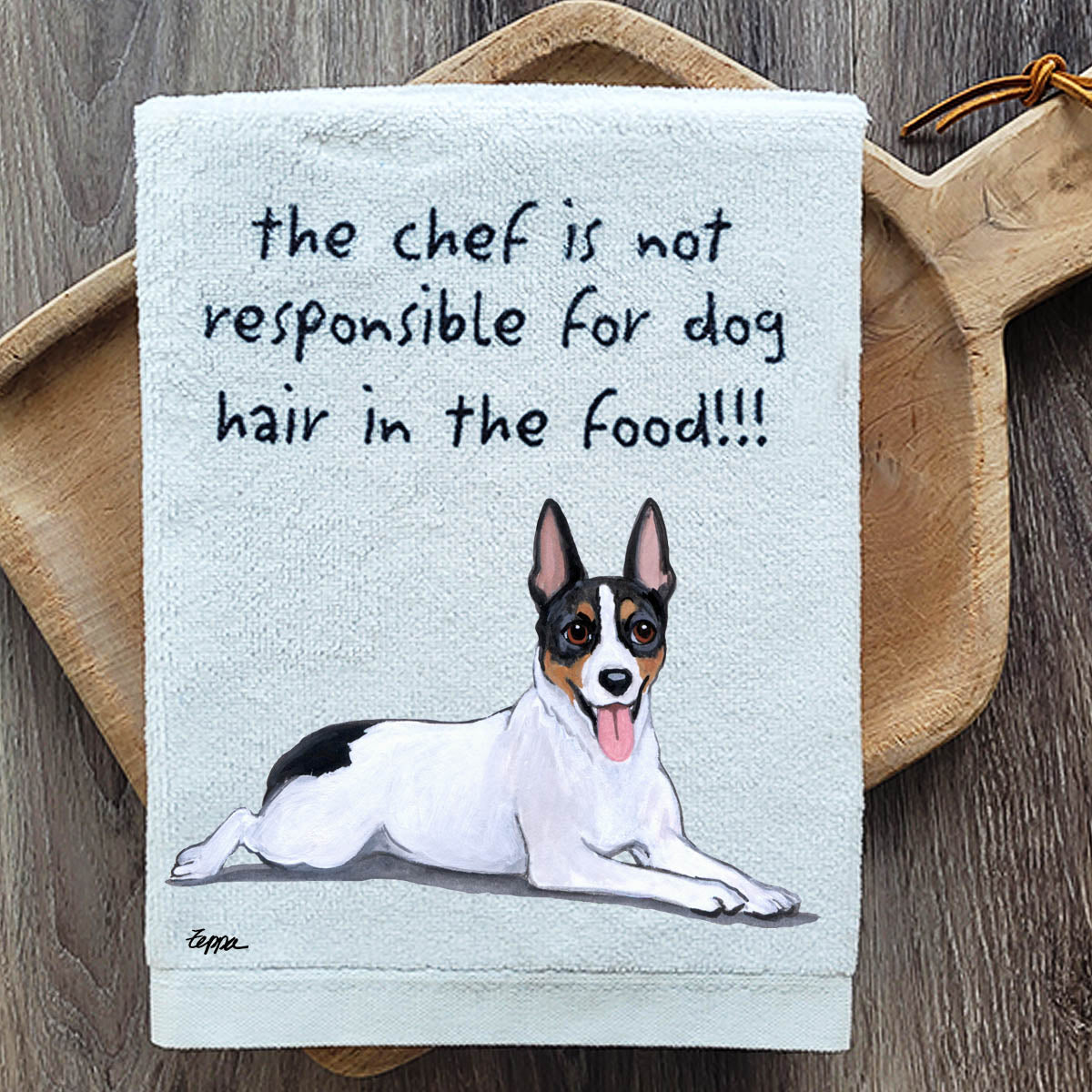Rat Terrier Kitchen Towel
