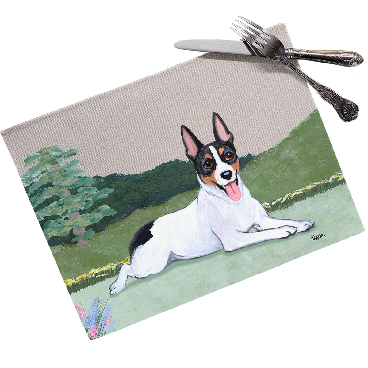 Rat Terrier Scenic Placemats
