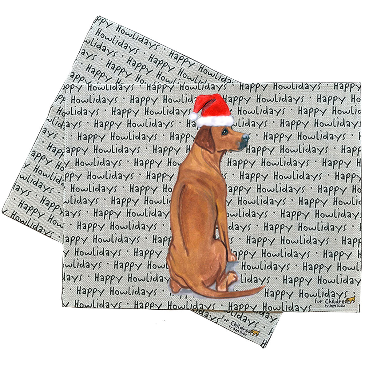 Rhodesian Ridgeback Howliday Placemats