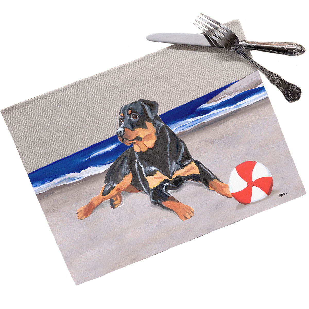 Rottweiler Scenic Placemats