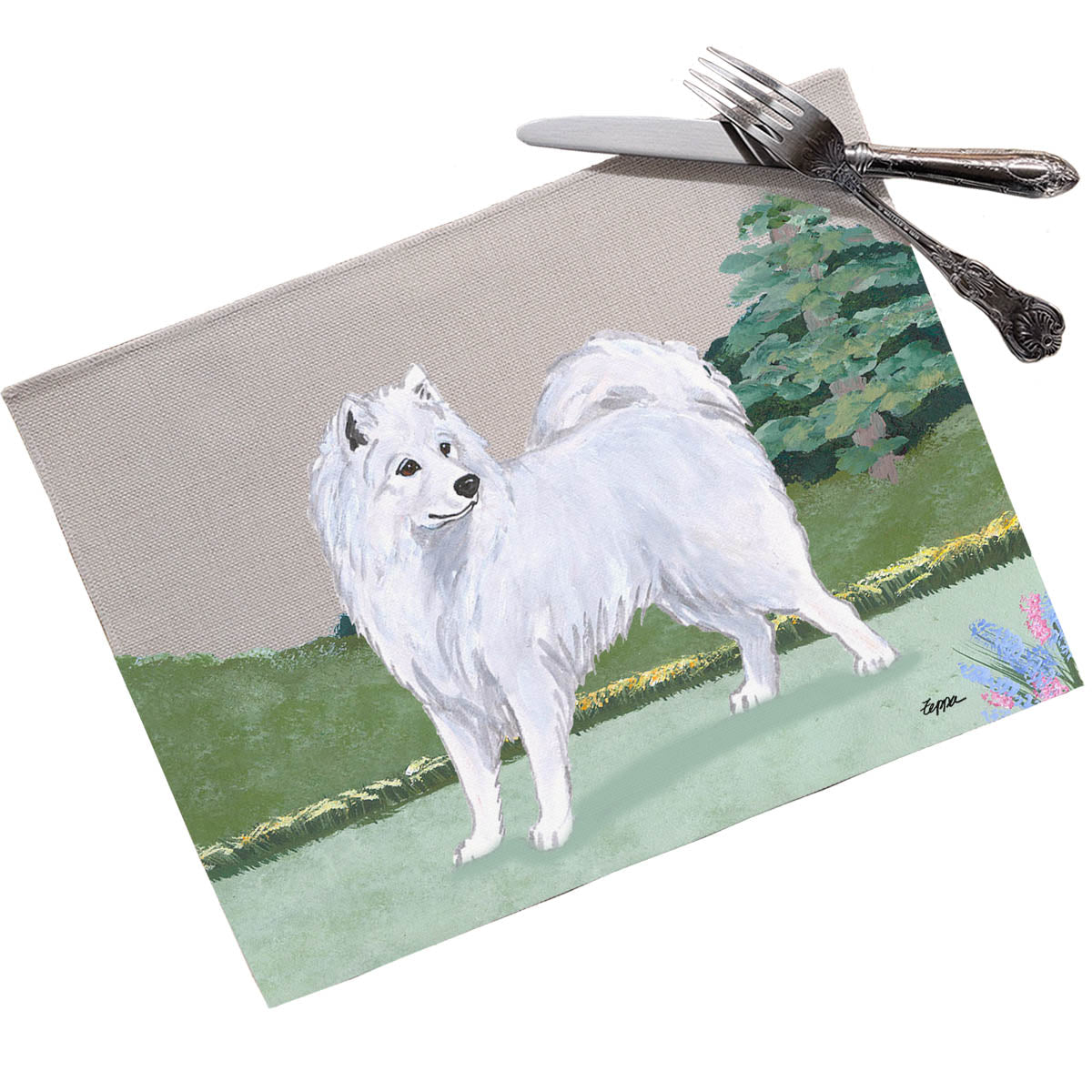 Samoyed Scenic Placemats