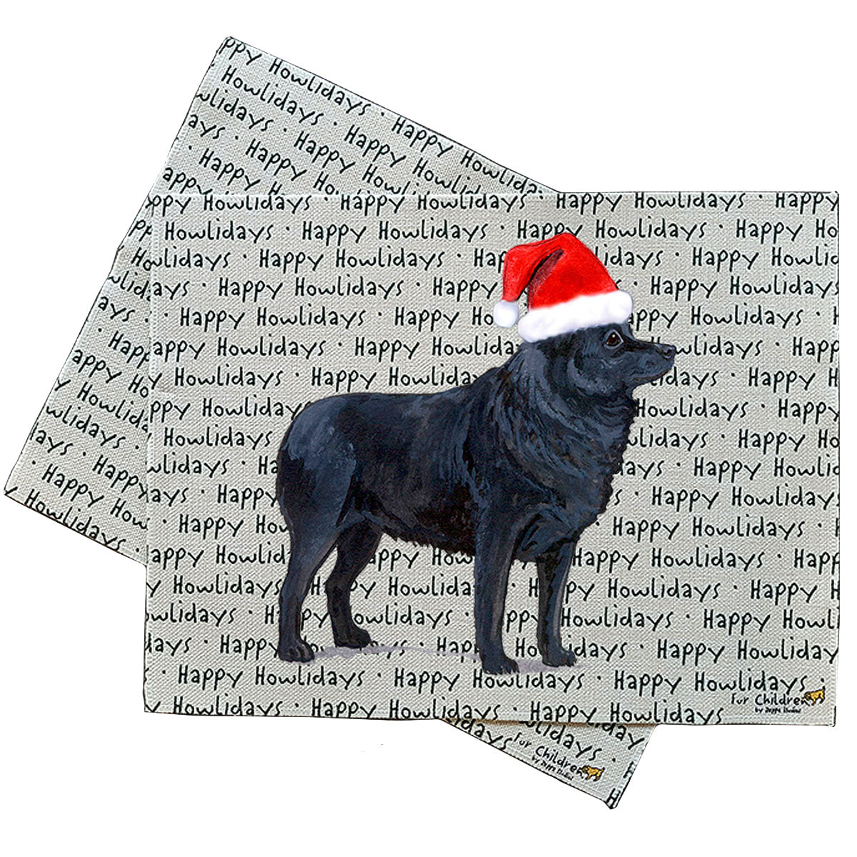 Schipperke Howliday Placemats