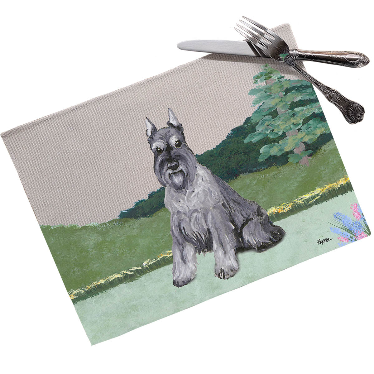 Schnauzer Scenic Placemats