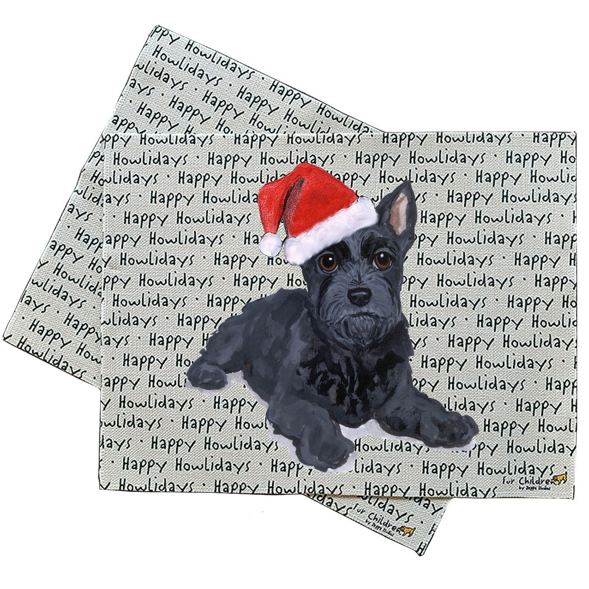 Scottish Terrier Howliday Placemats
