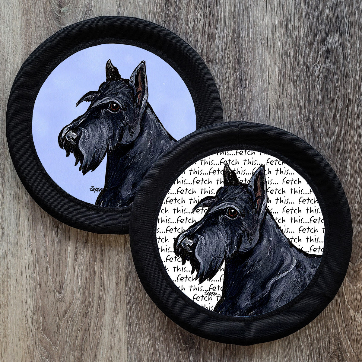 Scottish Terrier FotoFrisby Flying Disk Dog Toy