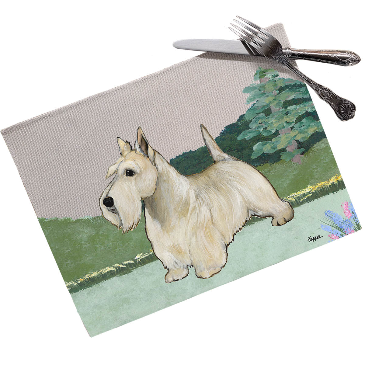 Scottish Terrier Scenic Placemats