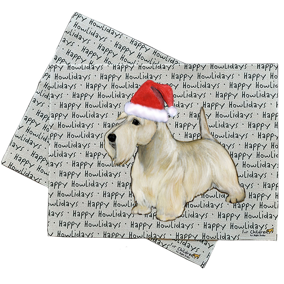 Scottish Terrier Howliday Placemats