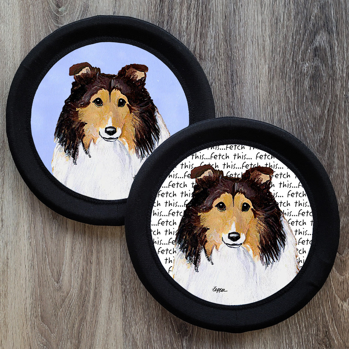 Shetland Sheepdog FotoFrisby Flying Disk Dog Toy