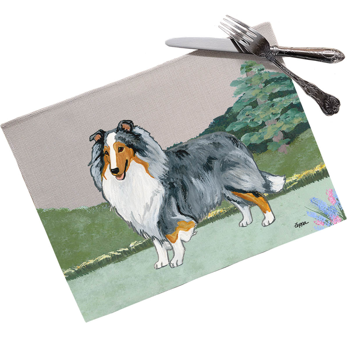 Shetland Sheepdog Scenic Placemats