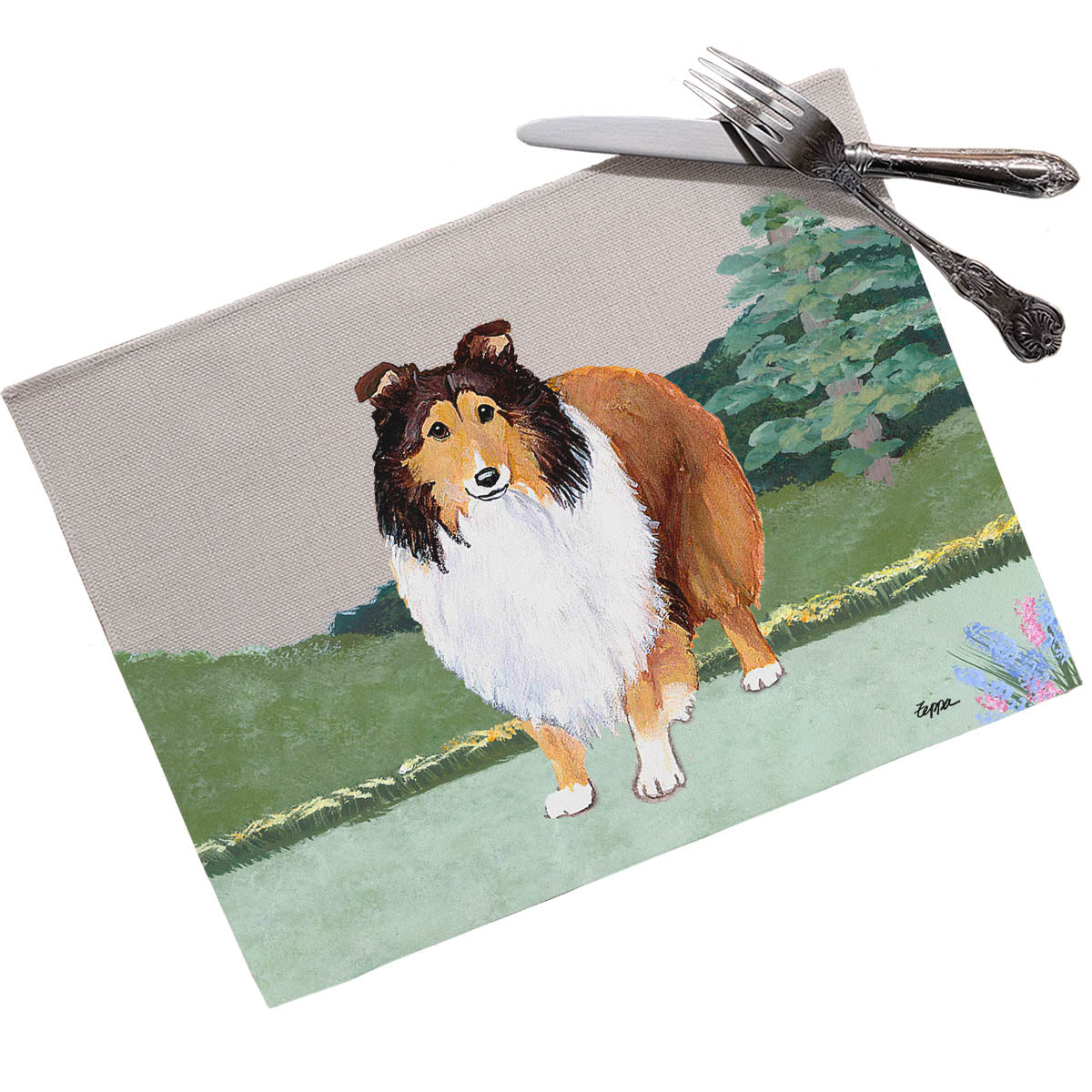 Shetland Sheepdog Scenic Placemats